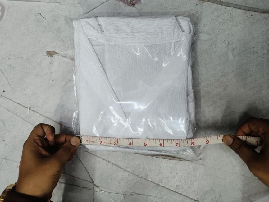 Men's Crinkled Co-Ord Set Black